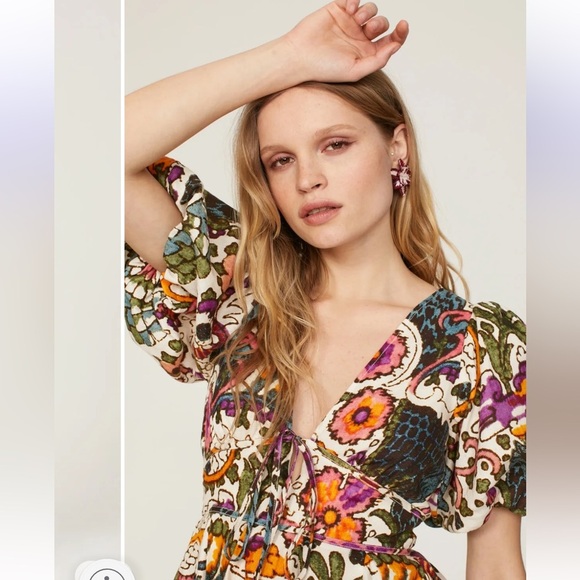 RHODE Madeline Dress in Lamu Grande 0 - Picture 3 of 10